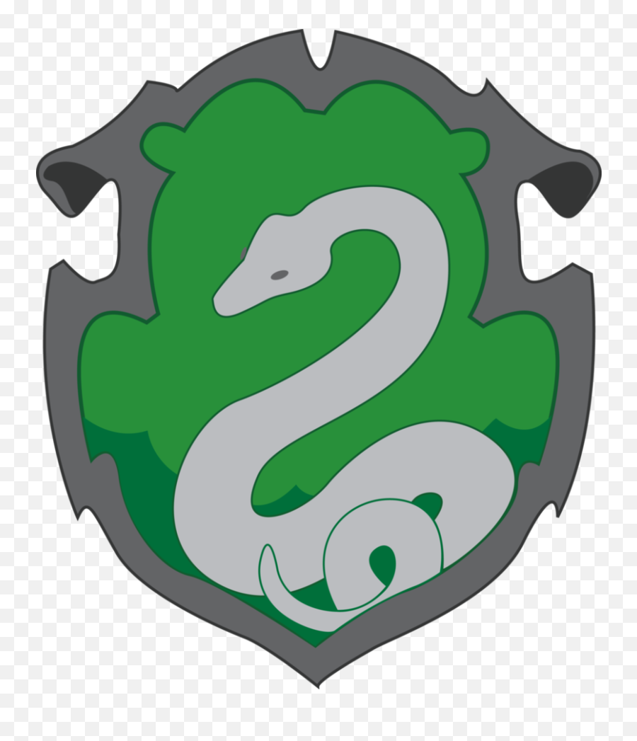 Drawing Scarf Slytherin Clip Art - Simple Slytherin Crest Png,Slytherin Png