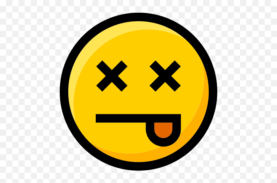 Emoji Smileys Emoticons Ideogram Feelings Faces - Dead Emoji Transparent Background Png,Shocked Emoji Transparent