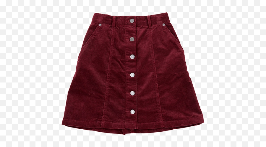 Aestheticbtch Skirts Corduroy Front Button Skirt - Trendmenet Miniskirt Png,Skirt Png