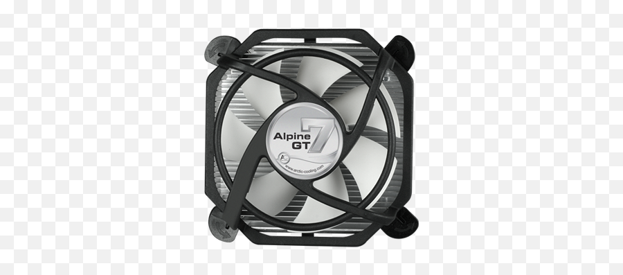 Arctic Alpine 7 Gt Silent Cpu Cooler For Intel Wide - Ventilation Fan Png,Cooler Png