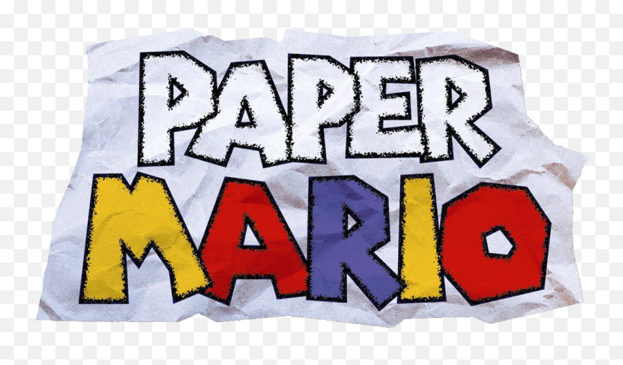 Paper Mario Video Game Logopedia Fandom - Paper Mario 64 Logo Png,Mario Logo Png