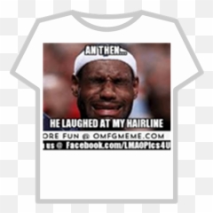 Lebron James Hairline - Roblox Adidas T Shirt Template png