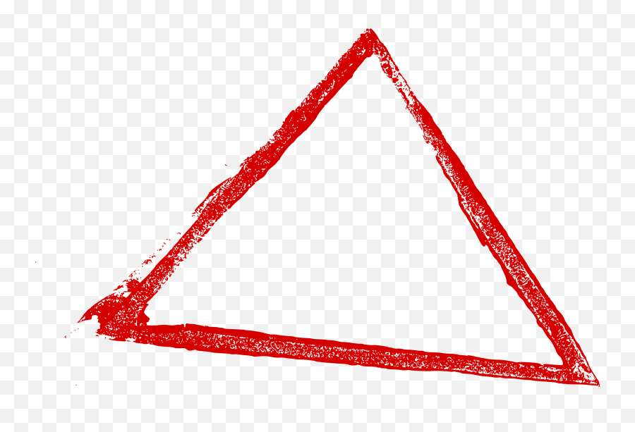 12 Empty Grunge Triangle Stamp - Plot Png,Triangle Transparent