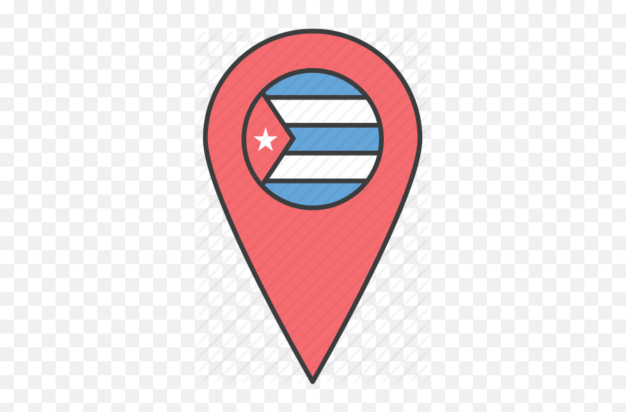 U0027international Flags - Map Markersu0027 By Thanga Vignesh P Circle Png,Cuban Flag Png