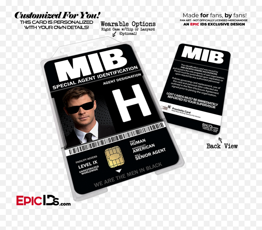 Special Agent Mib - Flash Memory Png,Men In Black Logo