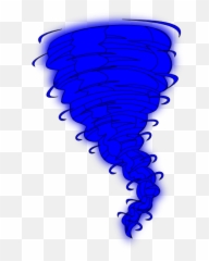 Cute Tornado Clip Art - Clip Art Library Clipart Blue Tornado png