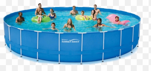 Summer Round Metal Frame Pool - Walmart Pools Png,Pool Water Png