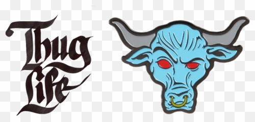 Thug Life Png Transparent Background - Rock Brahma Bull