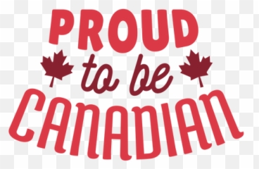 Proud To Be Canadian Leaf Maple Badge Sticker - Transparent Starbucks png