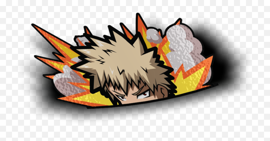 Bakugou Peeker Sticker - Language Png,Bakugou Png