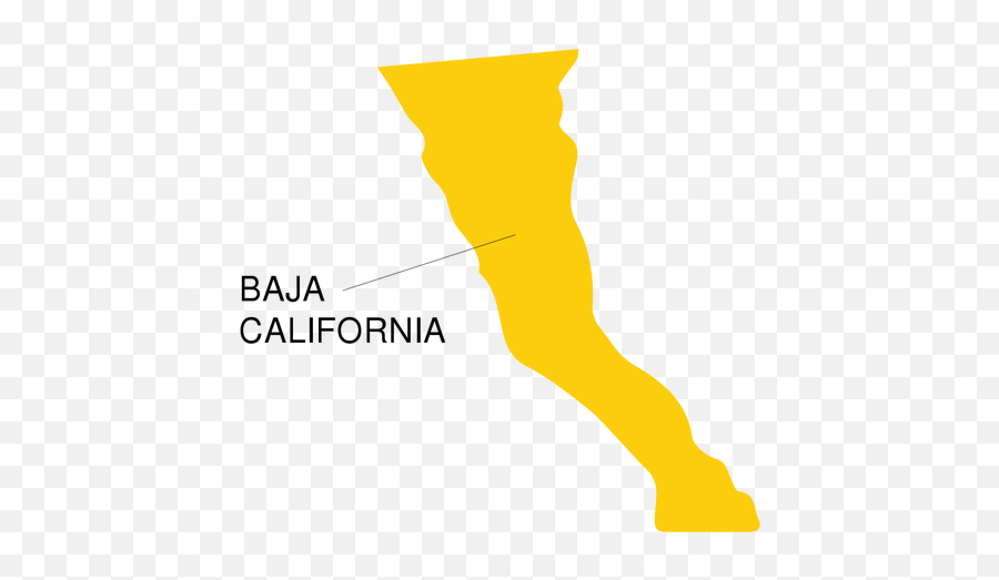 Baja California State Map - Baja California Png,California Map Png
