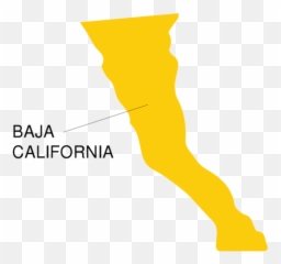 Baja California State Map - Baja California Png,California Map Png