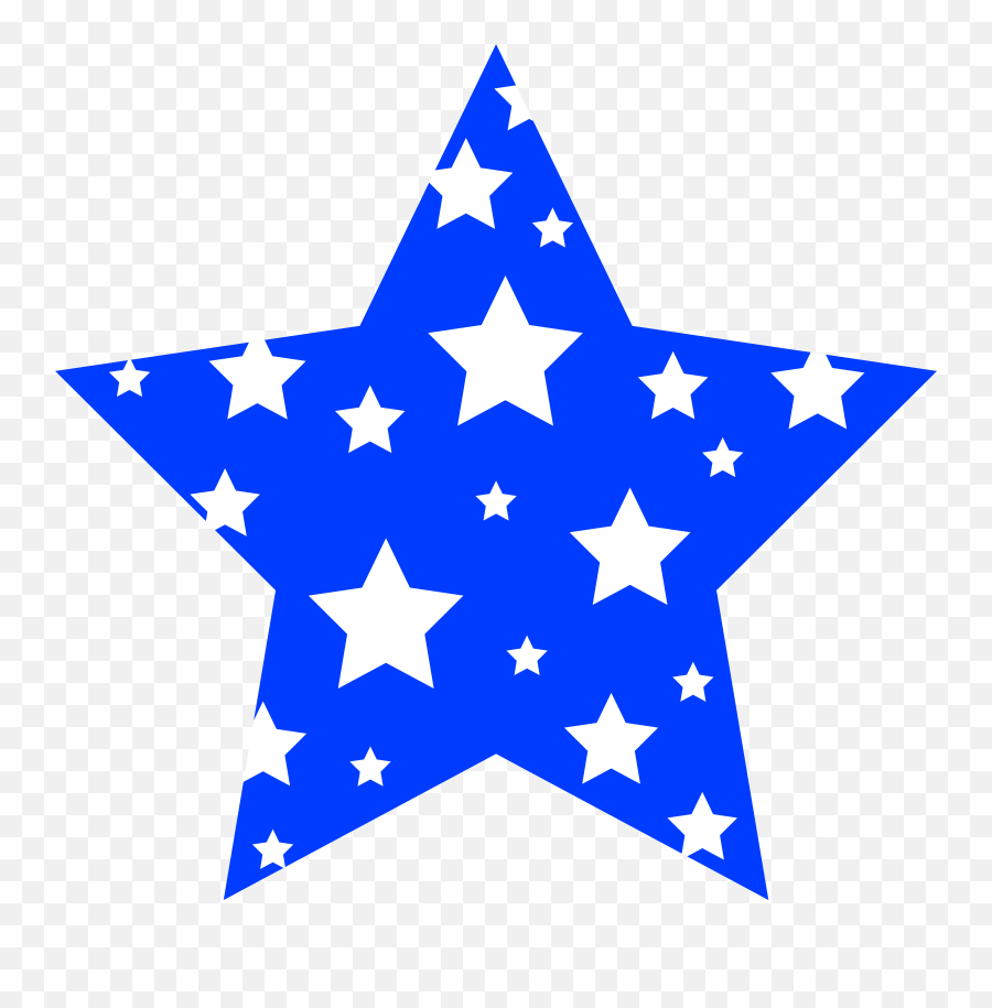 Colorful Stars Clipart Free Download - Red White And Blue Starts Png,Glowing Star Png