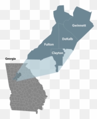 Morehouse School Of Medicine - Relief Map Georgia png