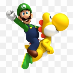 Download - Super Mario Bros Wii Luigi Transparent Cartoon New Super Mario Bros Wii Png,Super Mario Bros Png