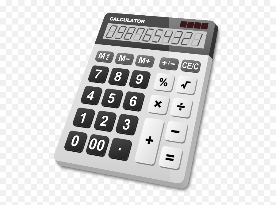 Calculator Vector Png 3 Image - Calculator Black And White,Calculator Png