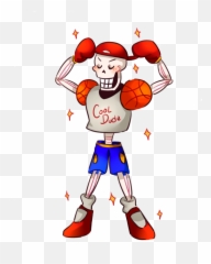 Download Undertale Transparent Cool Dude Papyrus - png