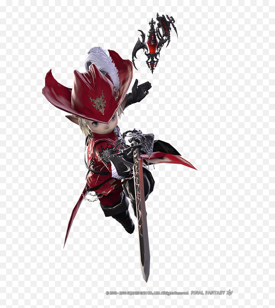 Final Fantasy Xiv Stormblood Adds Red M 1936724 - Png Red Mage Lvl 70,Final Fantasy Xv Png