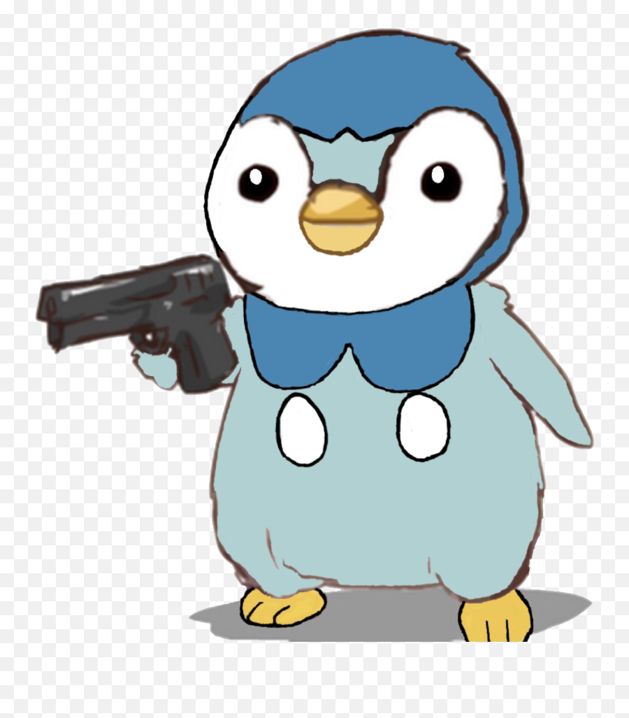 Vp - Pokémon Thread 36209832 Penguin With A Gun Png,Piplup Png