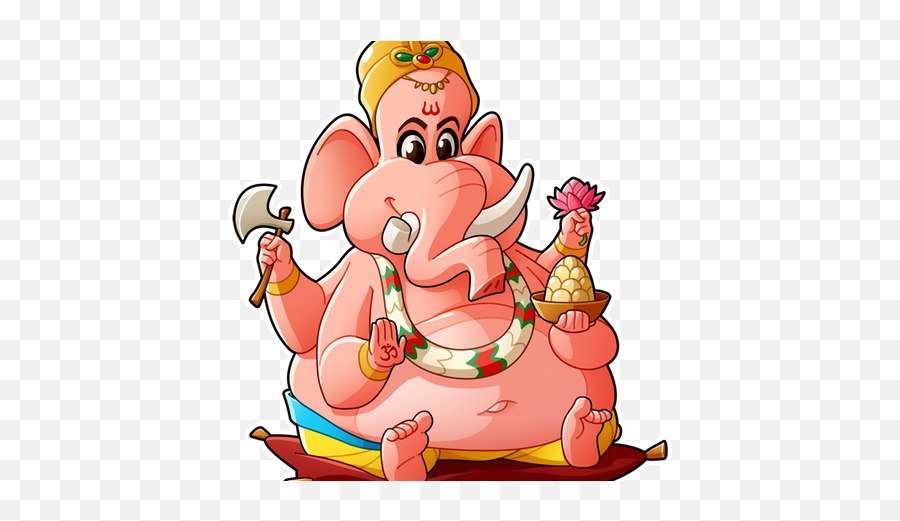 Lord Ganesha - God Of Wisdom Knowledge And Prosperity By Ganesh Ji Photos  In Cartoon Png,Elephant Head Png - free transparent png images 