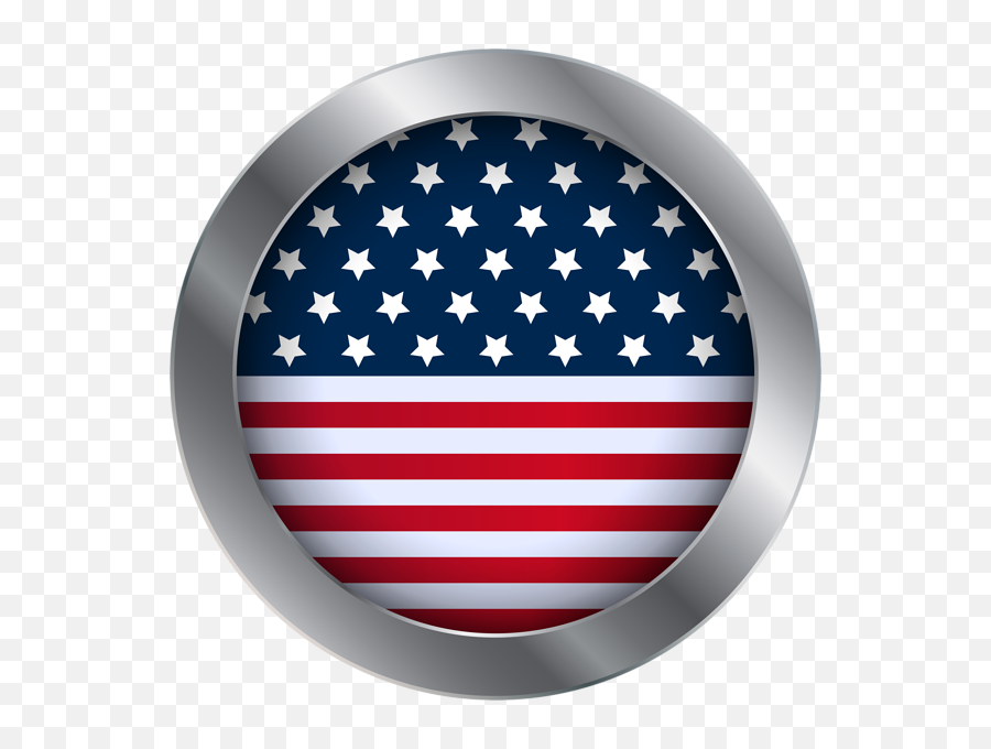 American Flag Clipart 27 - Transparent Usa Flag Circle Png,American Flag Clipart Transparent