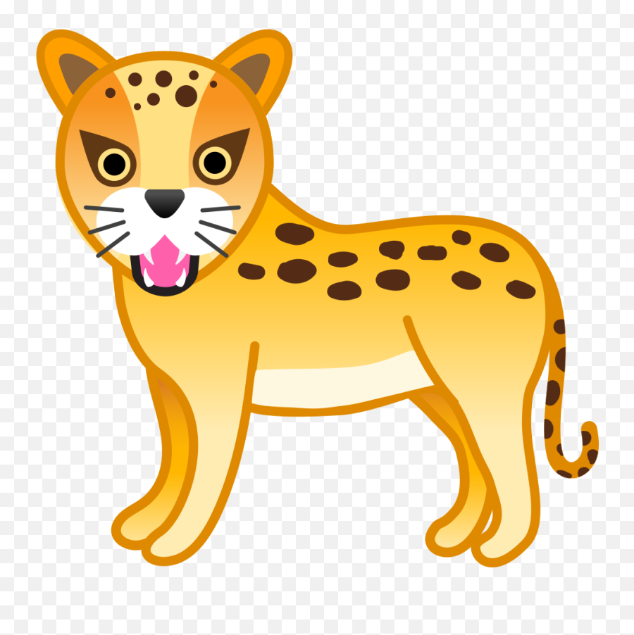 Leopard Icon - Leopard Emoji Png,Leopard Icon