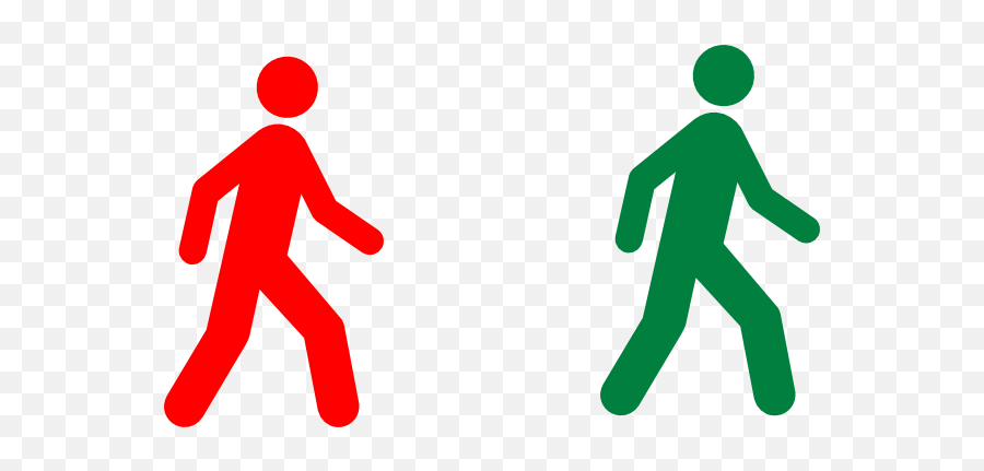 Free High Quality Person Red Icon Png Transparent Background - Red Walking Man Icon,People Icon Vector Png