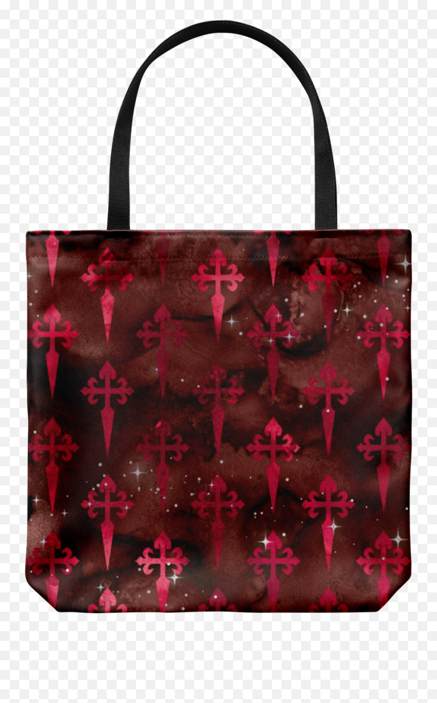 Download Hd Gothic Cross Tote Bags - Tote Bag Png,Gothic Cross Png