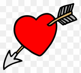 Red Arrow Walk Png Image Vector And Clipart - Premio Codespa Heart With Through