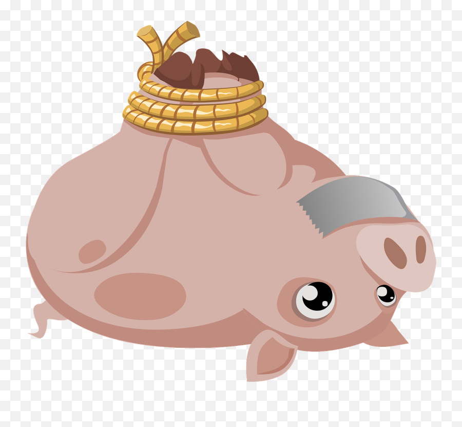 Pig Tied Up Piggy - Free Vector Graphic On Pixabay Hog Tied Pig Png,Piglet Png