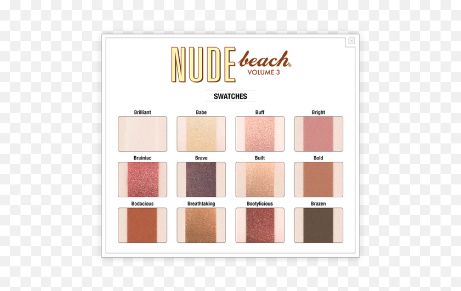 Okshop Nude Beach The Balm Png Wet N Wild Color Icon Awakening