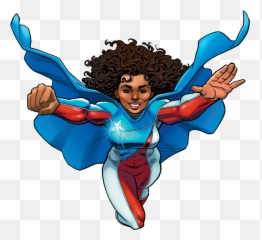 Latino Artist Edgardo Miranda - Rodriguez Launches Transparent Superhero Clipart Black Kids png