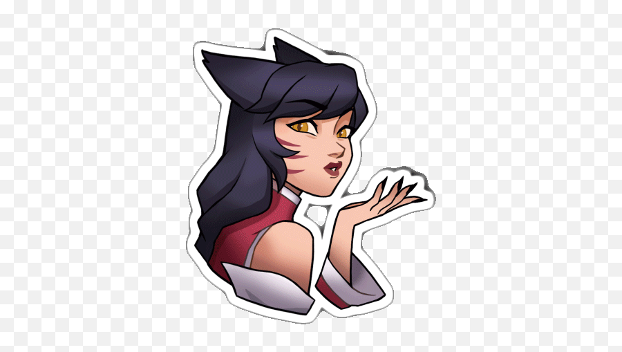 Kda - Ahri Emote Gif Png,Popstar Ahri Icon