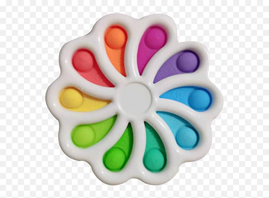Colorful Funny Fidget Toy Hand Spinner Stress Relief 12 - Toy Png,Fidget Spinner Icon