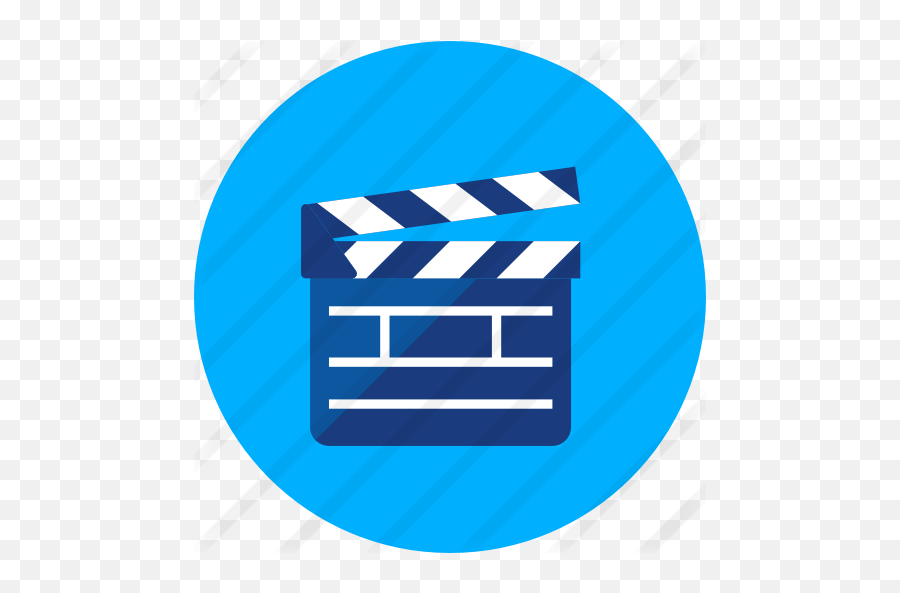 Clapperboard - Free Cinema Icons Round Cinema Icon Png,Clapper Board Png
