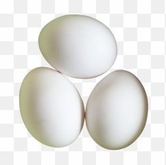 Three White Eggs Png Image