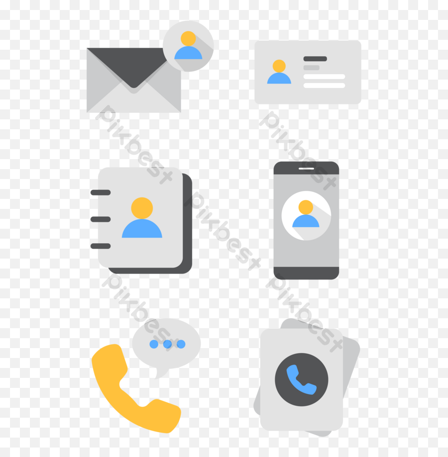 Contact Vector Icon Design Element Ai Free Download - Pikbest Smart Device Png,Technology Icon Vector