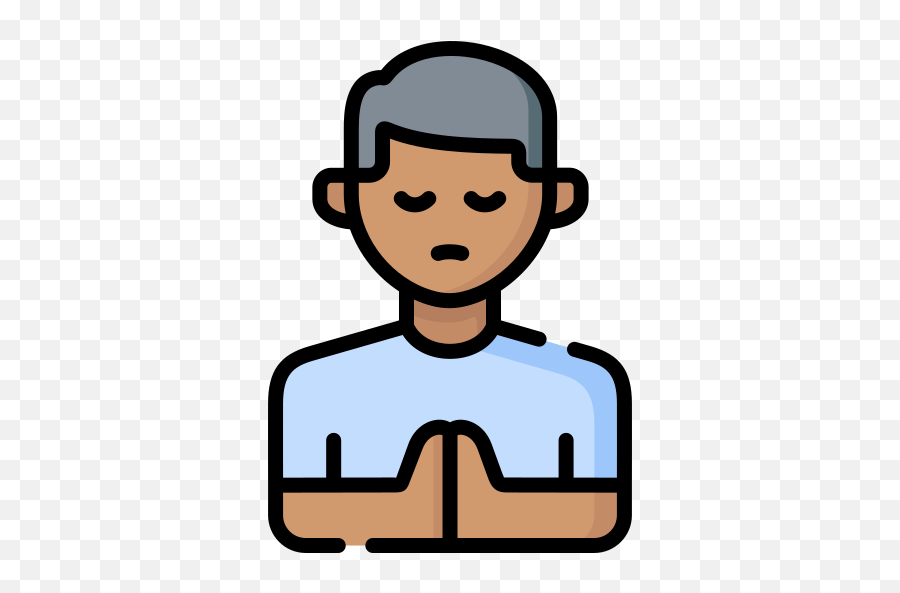 Praying - Free People Icons Persona Orando Para Dibujar Png,Persona 5 Icon Pack