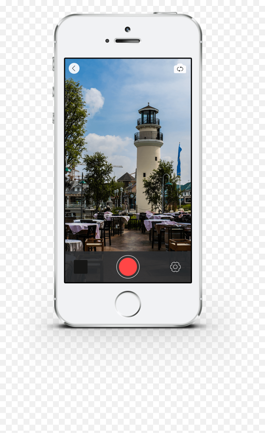 Download Iphone App Design - Mobile Camera App Screen Png,Iphone Camera Png
