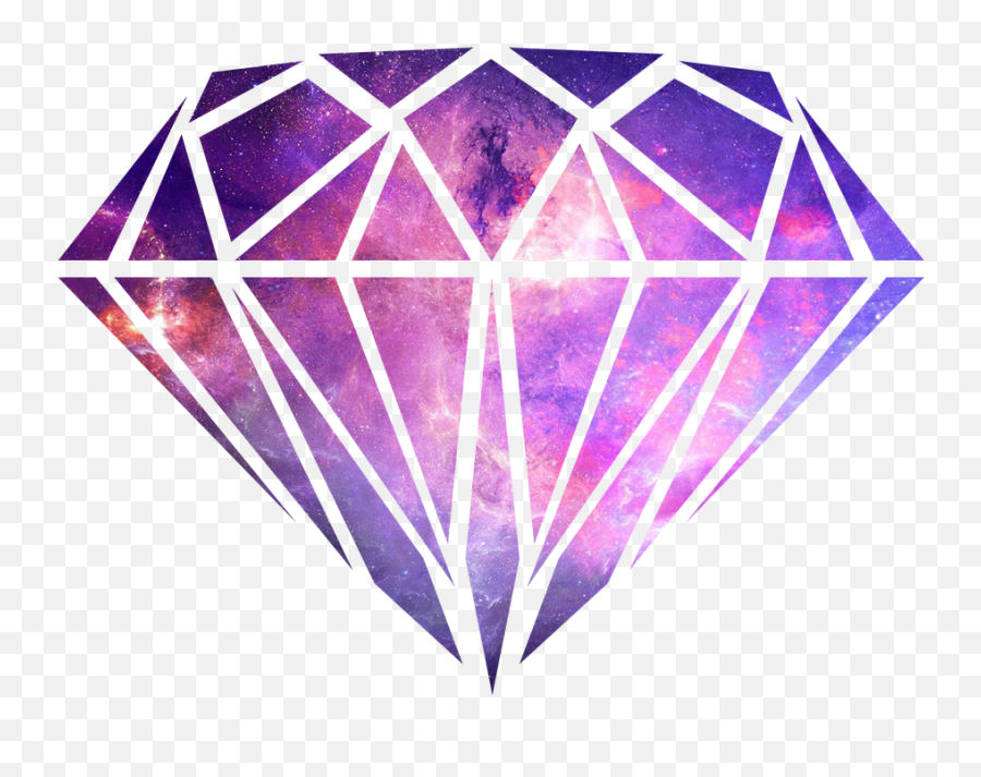 Diamond Vector Png - Galaxy Diamond,Minecraft Diamonds Png