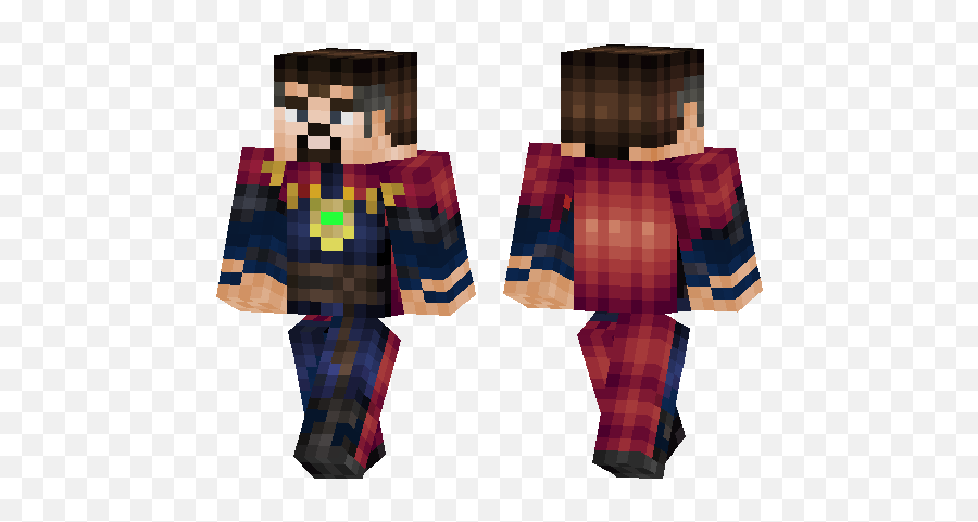 Dr Strange Minecraft Pe Skins - Zombie In A Suit Minecraft Skin Png,Dr Strange Transparent