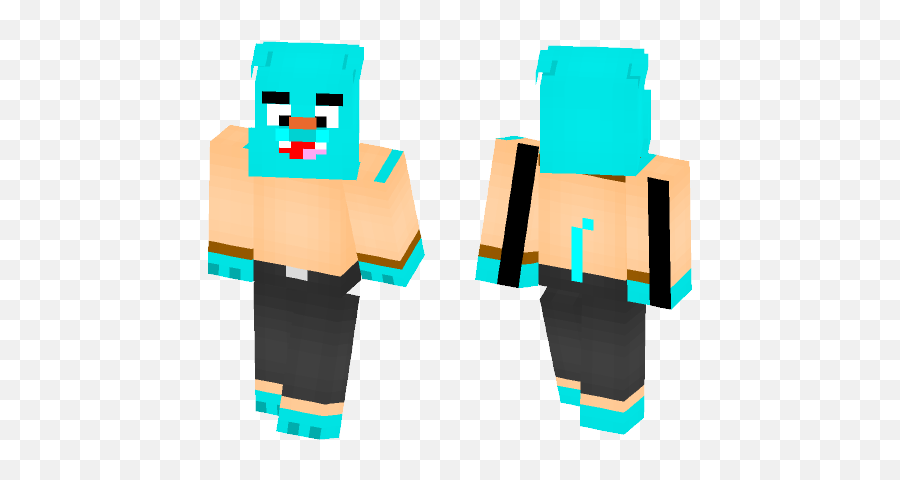 Download Gumball Watterson Minecraft Skin For Free - Gumball Darwin The Amazing World Of Gumball Skins Png,Gumball Png