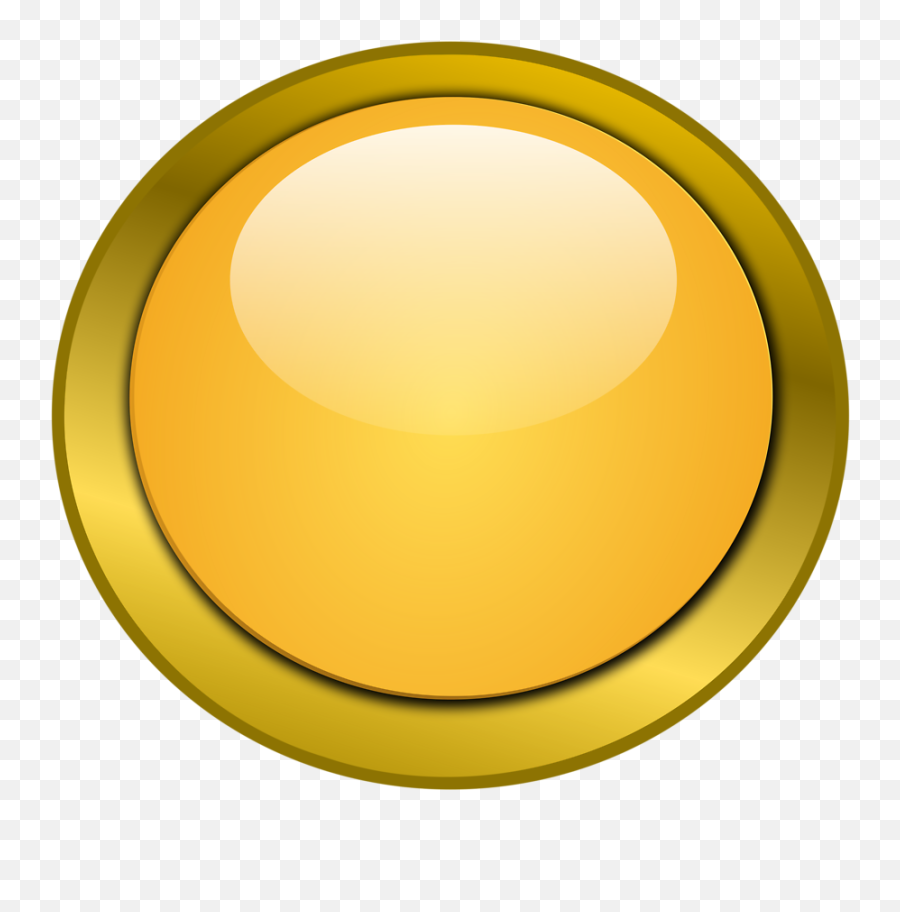 Radio Button Transparent Background Download - Yellow Button Circle Png,Subscribe Button Transparent Background