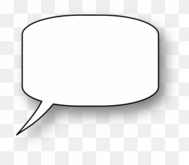 Free White Speech Bubble Png Download - Royalty