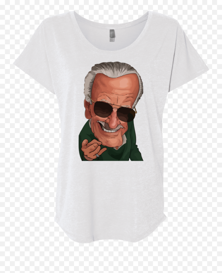 Download Stan Lee Caricature Shirt Rip - Senior Citizen Png,Stan Lee Png