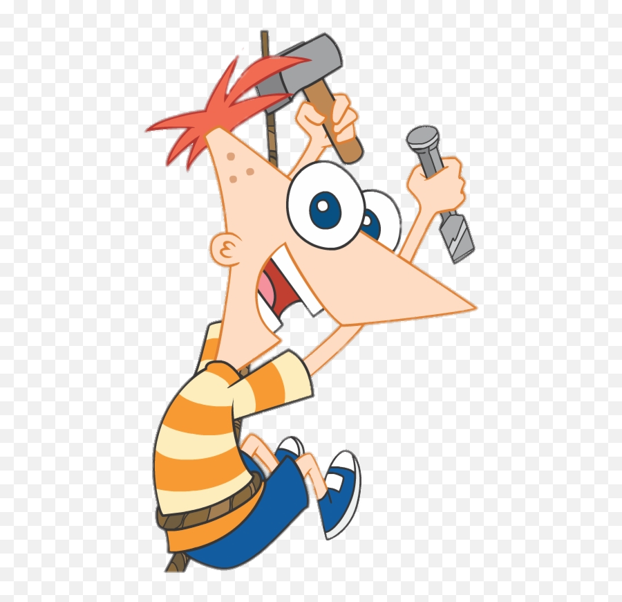 Phineas Flynn Climbing - Phineas And Ferb Png,Caillou Png