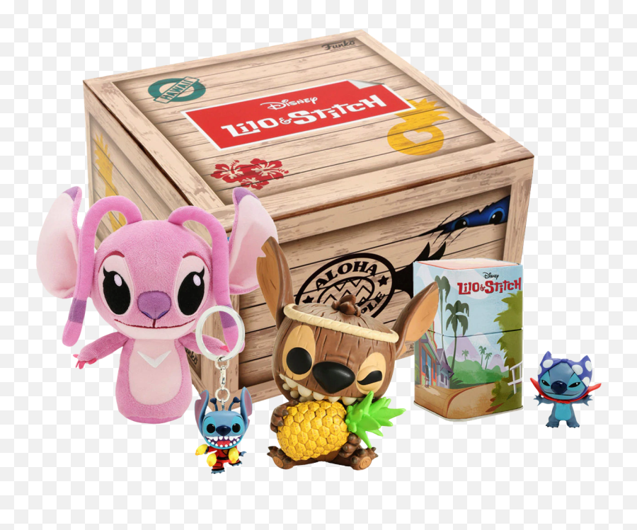 Funko Pop Lilo U0026 Stitch - Tiki Stitch Pineapple Scented 472 Aloha Pineapple Exclusive Collector Box Funko Lilo Y Stitch Box Png,Lilo Png