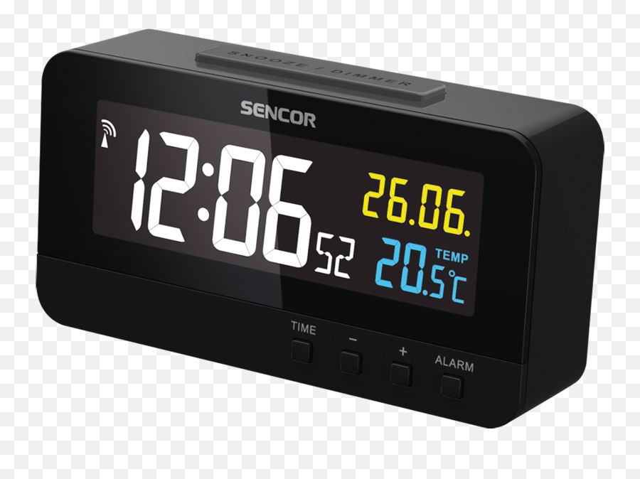 Sencor Digital Alarm Clock Sdc 4800 B - Sencor Sdc 4800 B Png,Digital Clock Png
