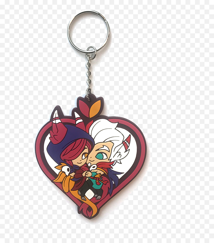 Xayah U0026 Rakan Keychain - Riot Games Store Xayah Y Rakan Png Chibi,Keychain Png