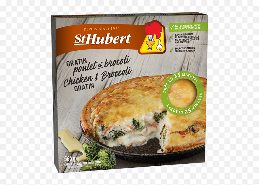 Chicken And Broccoli Gratin St - Hubert Products Gratin De Poulet Et Brocoli St Hubert Png,Brocoli Png
